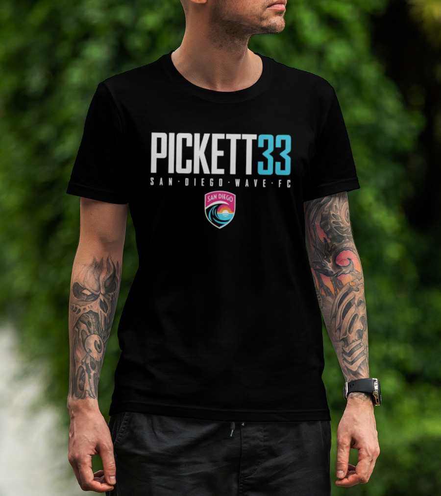 Kiki Pickett 33 San Diego Wave FC T-Shirt