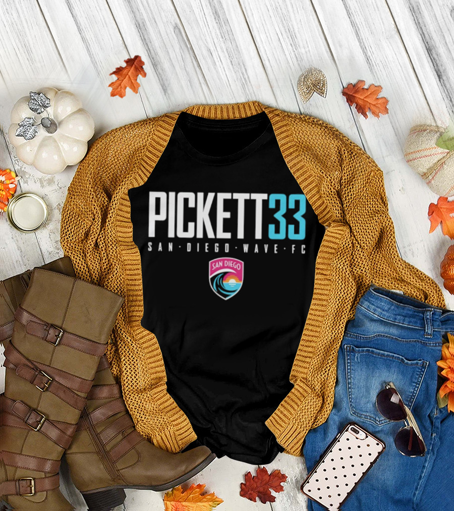 Kiki Pickett 33 San Diego Wave FC T-Shirt