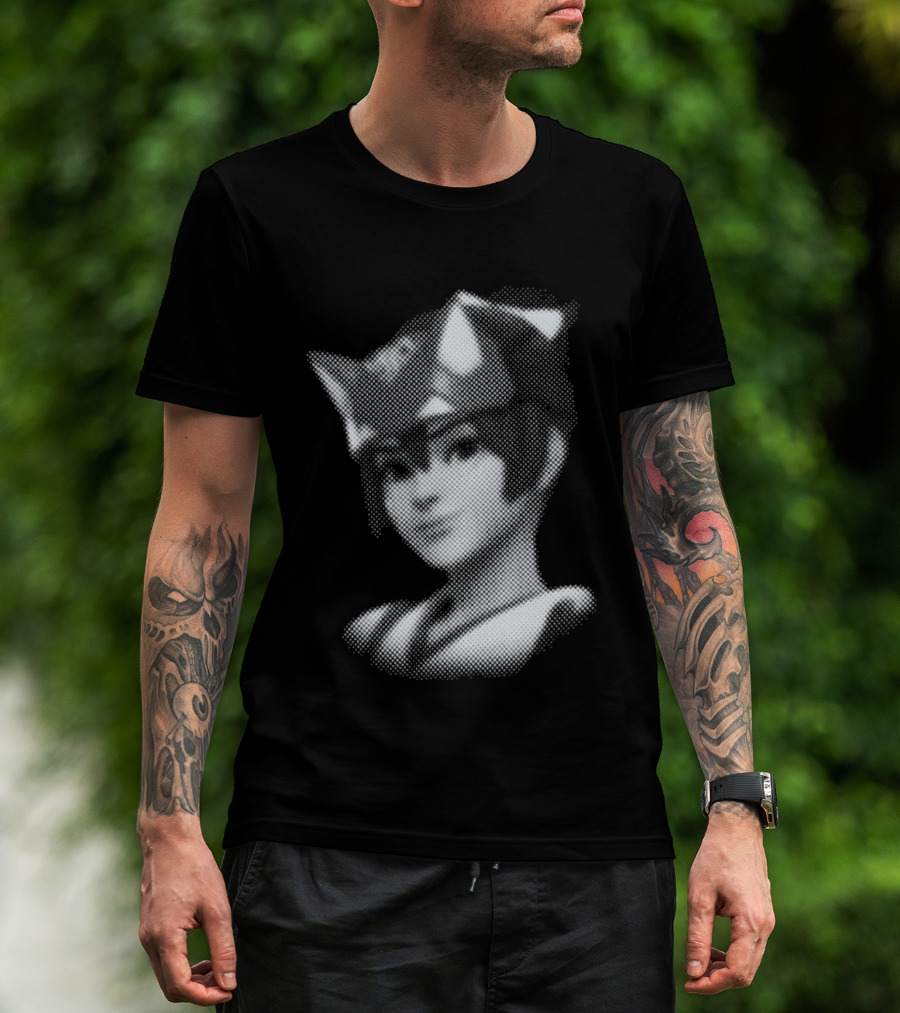 Kiriko Over 2 Halftone T-Shirt