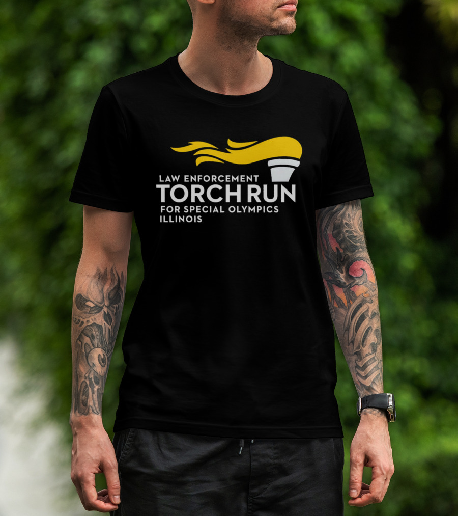 Law Enforcement Torch Run Special Olympics Illinois T-Shirt