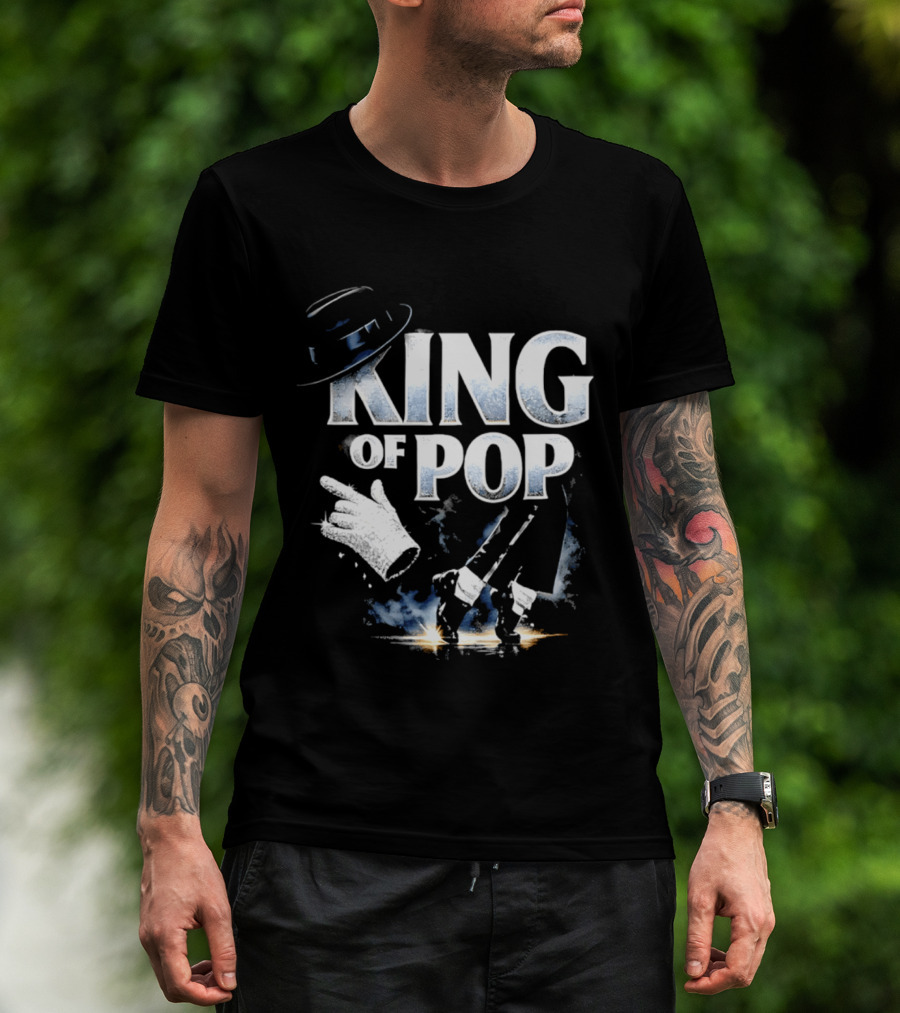 King Of Pop Iconic Hat And Glove T-Shirt