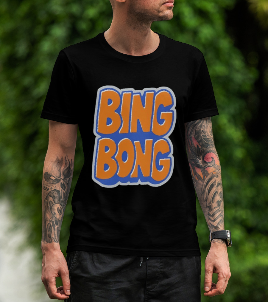 New York Knicks Basketball BING BONG Phrase T-Shirt