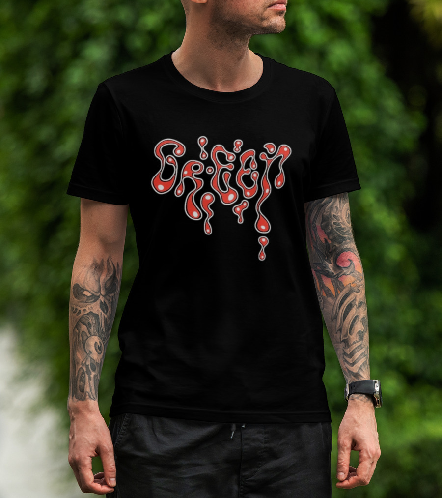 Pretty Green Dripping Letters T-Shirt