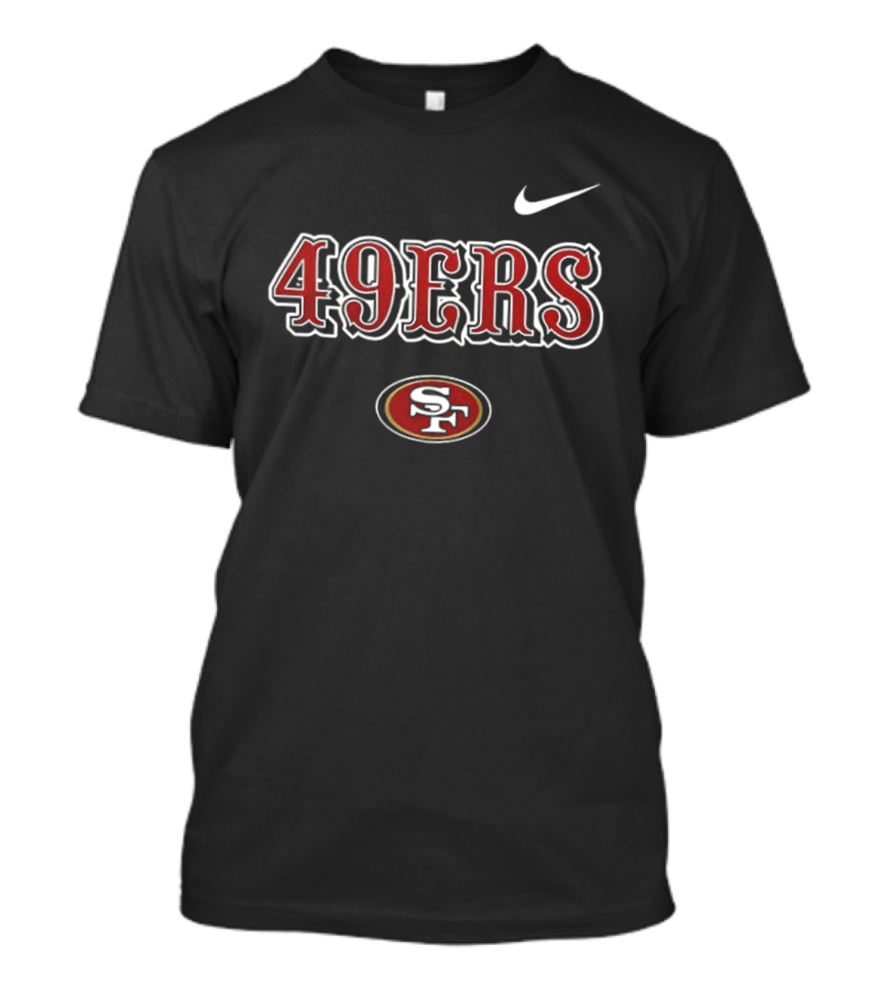 San Francisco 49ers Skeleton Blue Collar American Proud Mechanic Nike 49ers T-Shirt