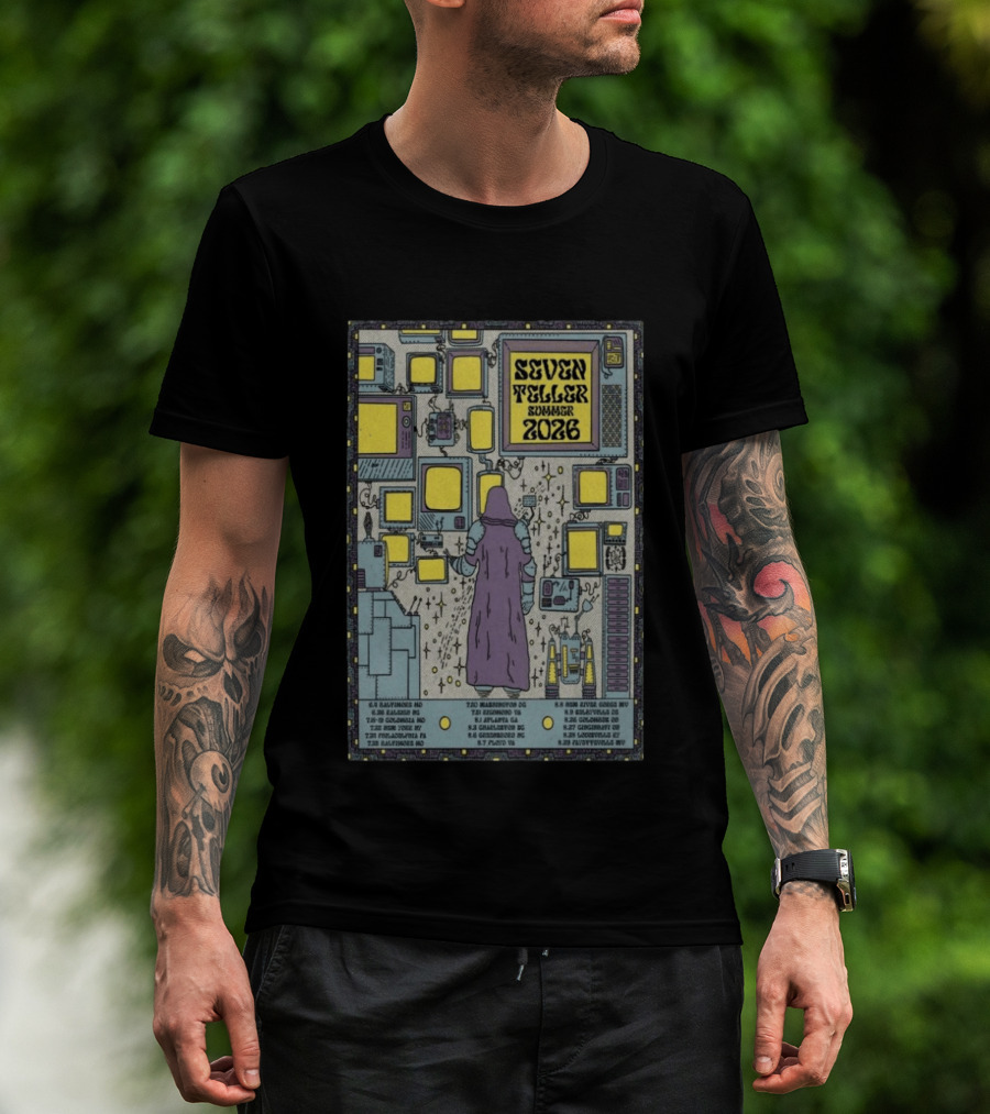 Seven Teller Summer 2026 Baltimore MD Tour June 4 T-Shirt