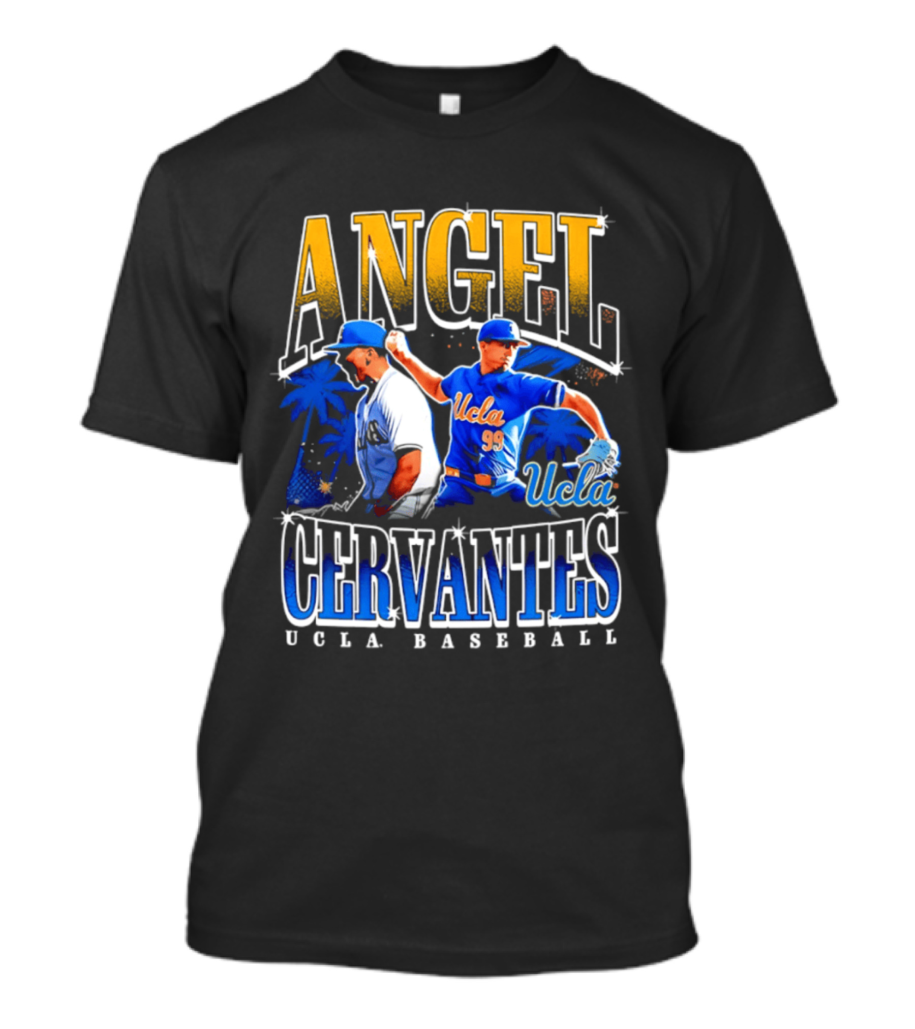Ucla Baseball Angel Cervantes Player T-Shirt