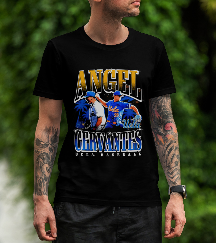Ucla Baseball Angel Cervantes Player T-Shirt