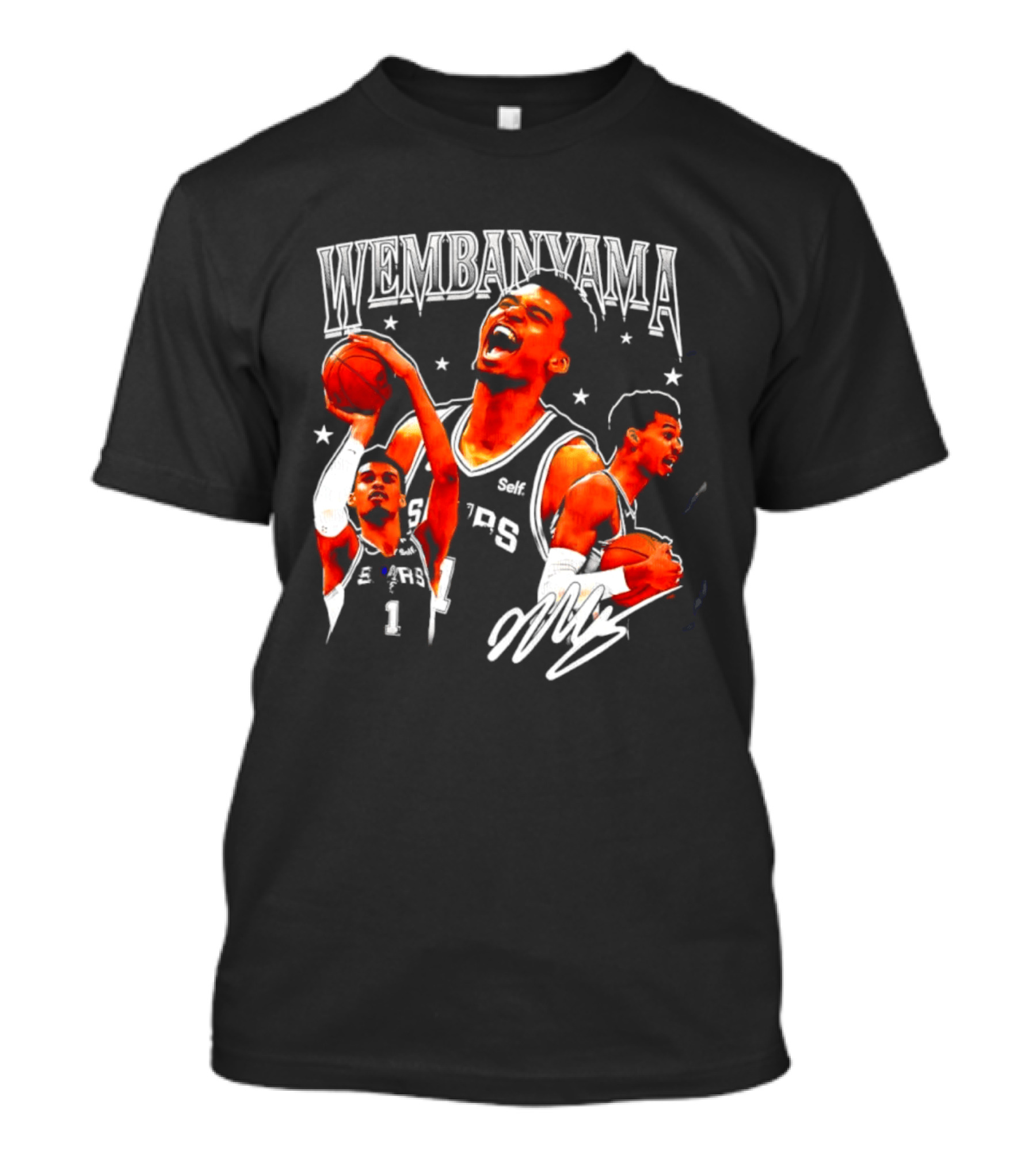 Victor Wembanyama San Antonio Spurs NBA Stars Basketball T-Shirt