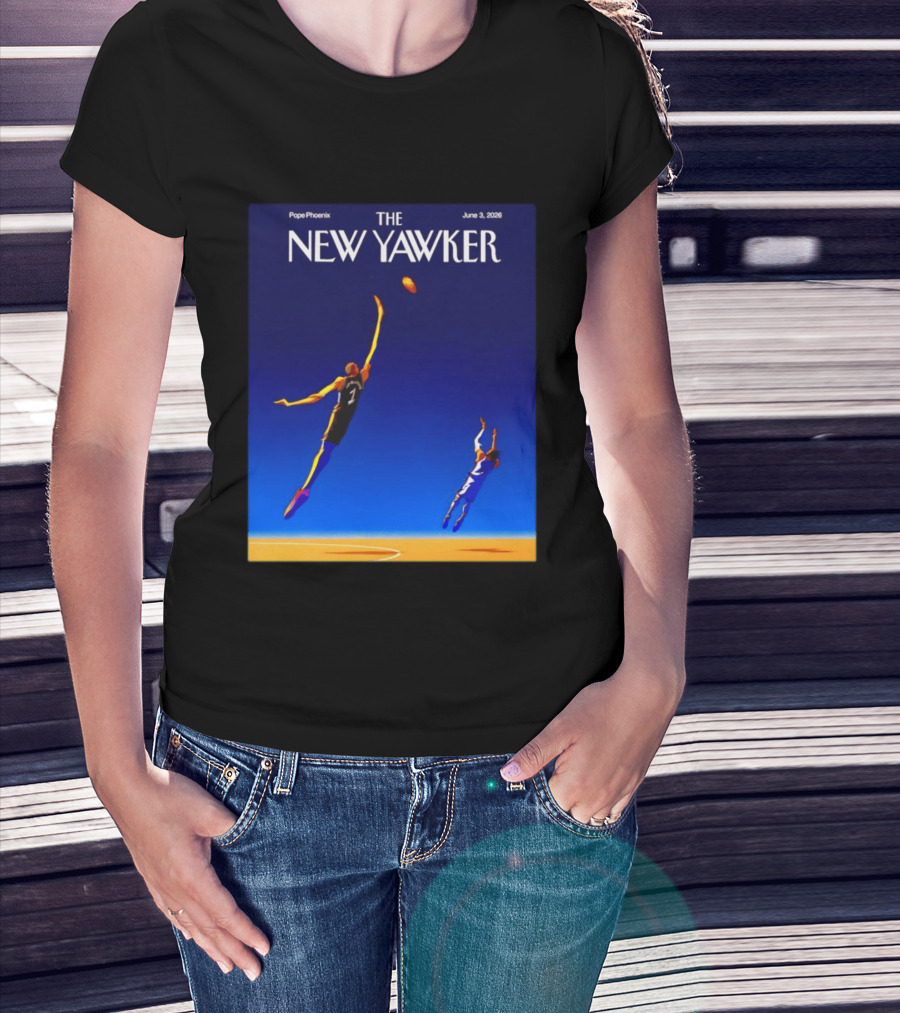 The New Yawker June 3 2026 Basketball Cover Pope Phoenix T-Shirt
