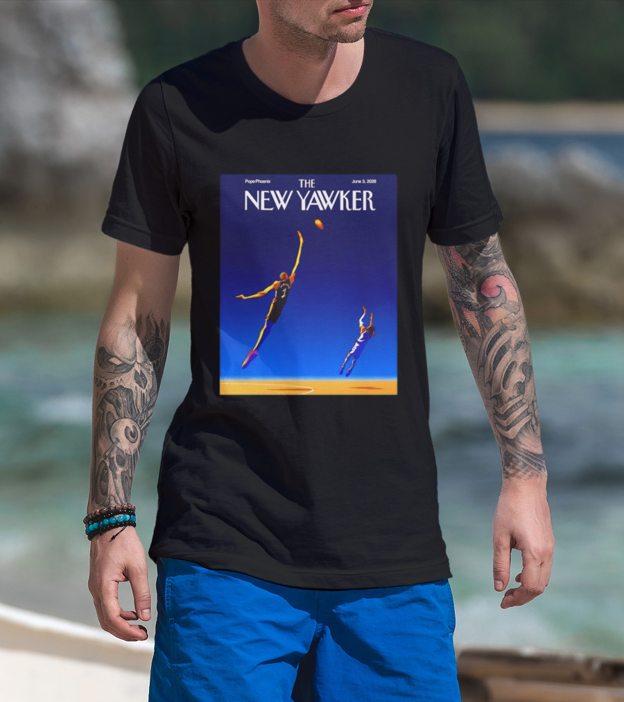 The New Yawker June 3 2026 Basketball Cover Pope Phoenix T-Shirt