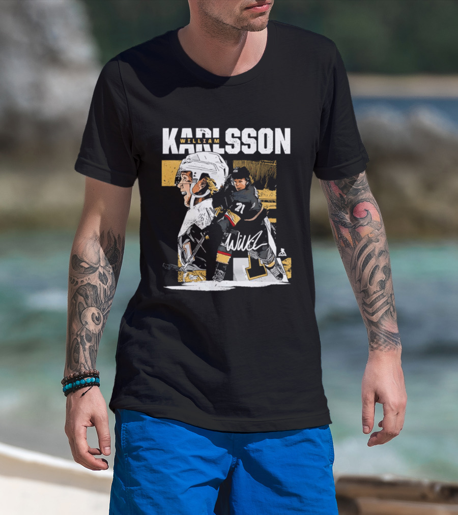 William Karlsson 71 Vegas Golden Knights NHL Player T-Shirt