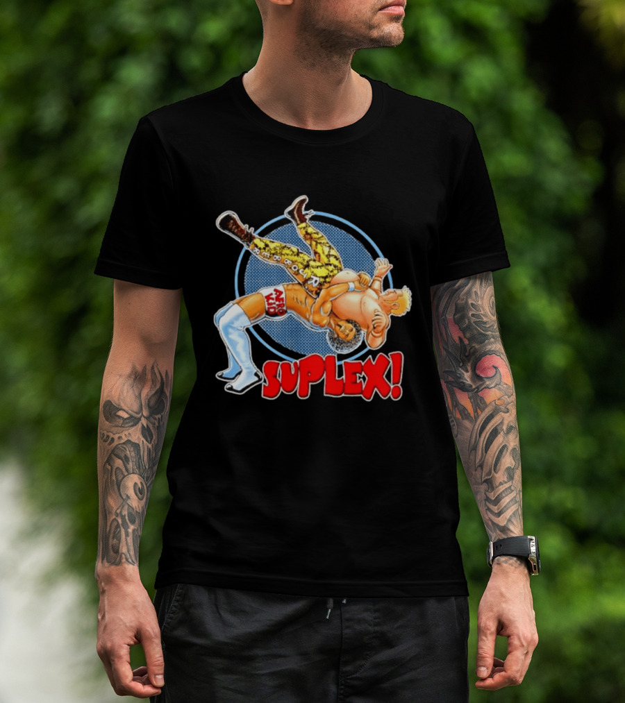 Afro Kid Wrestling Suplex Move T-Shirt