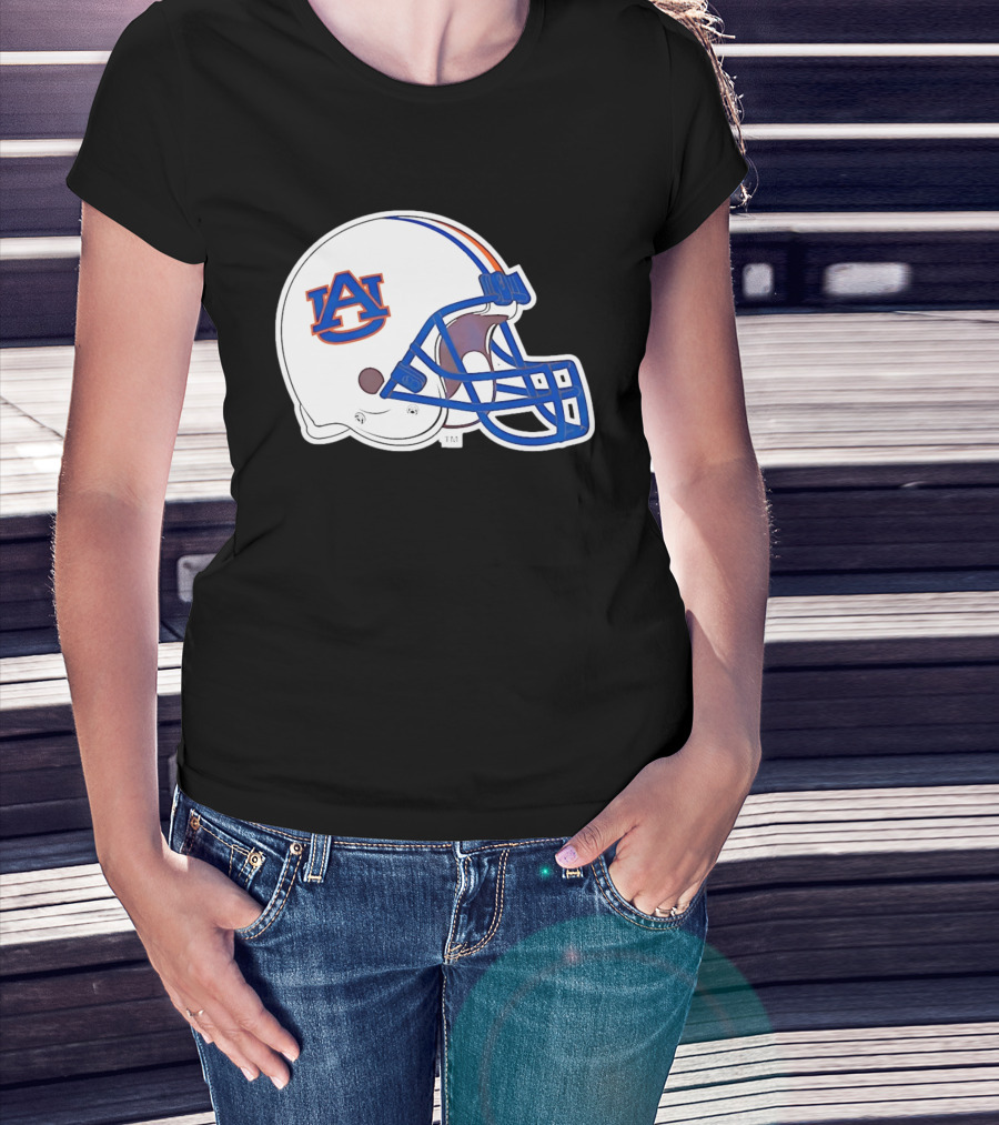 Auburn Tigers Football Helmet AU T-Shirt