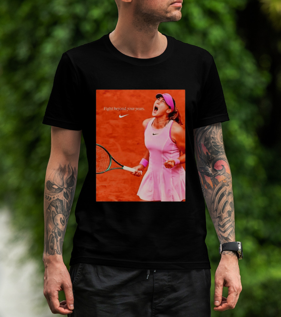 Mirra Andreeva Nike Fight Beyond Your Years Tennis Motivation T-Shirt