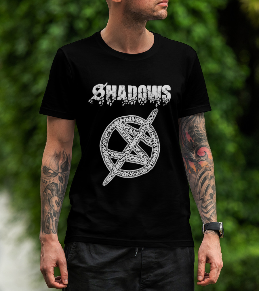 Shadows Anarchy Symbol Grunge T-Shirt