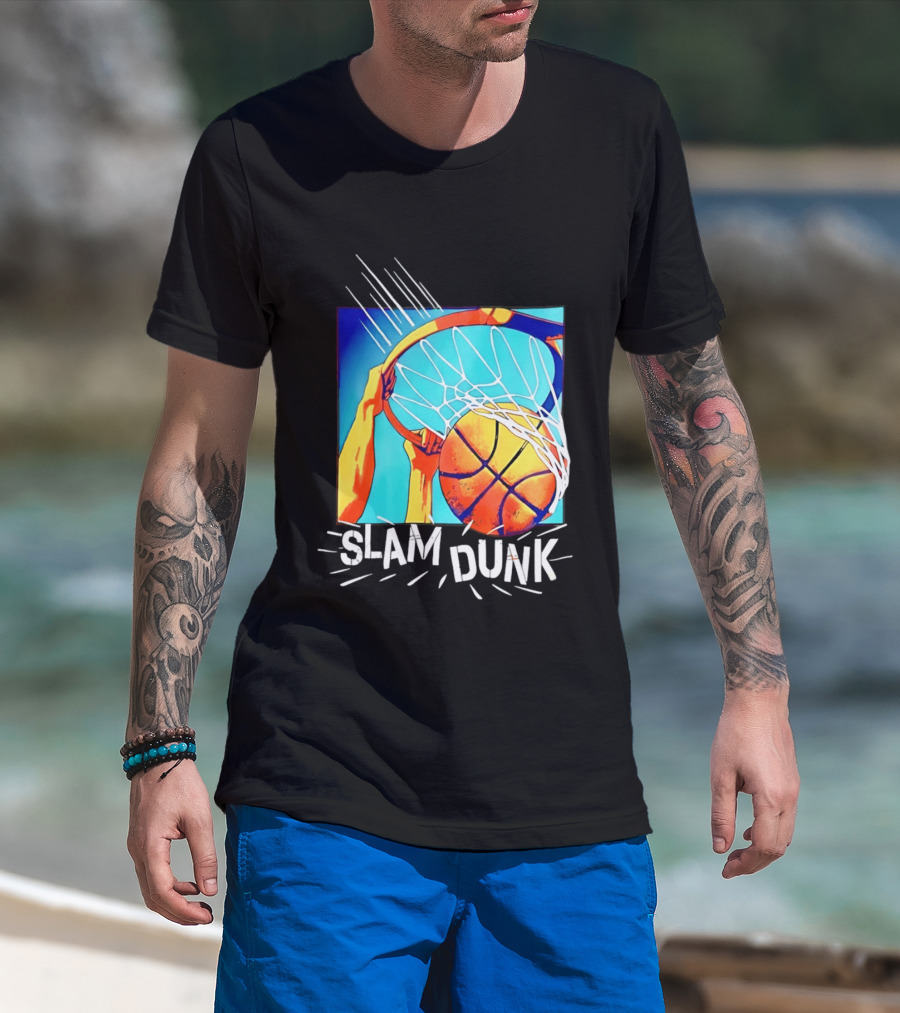 Slam Dunk Basketball Children's Place Hoop Action Kids T-Shirt