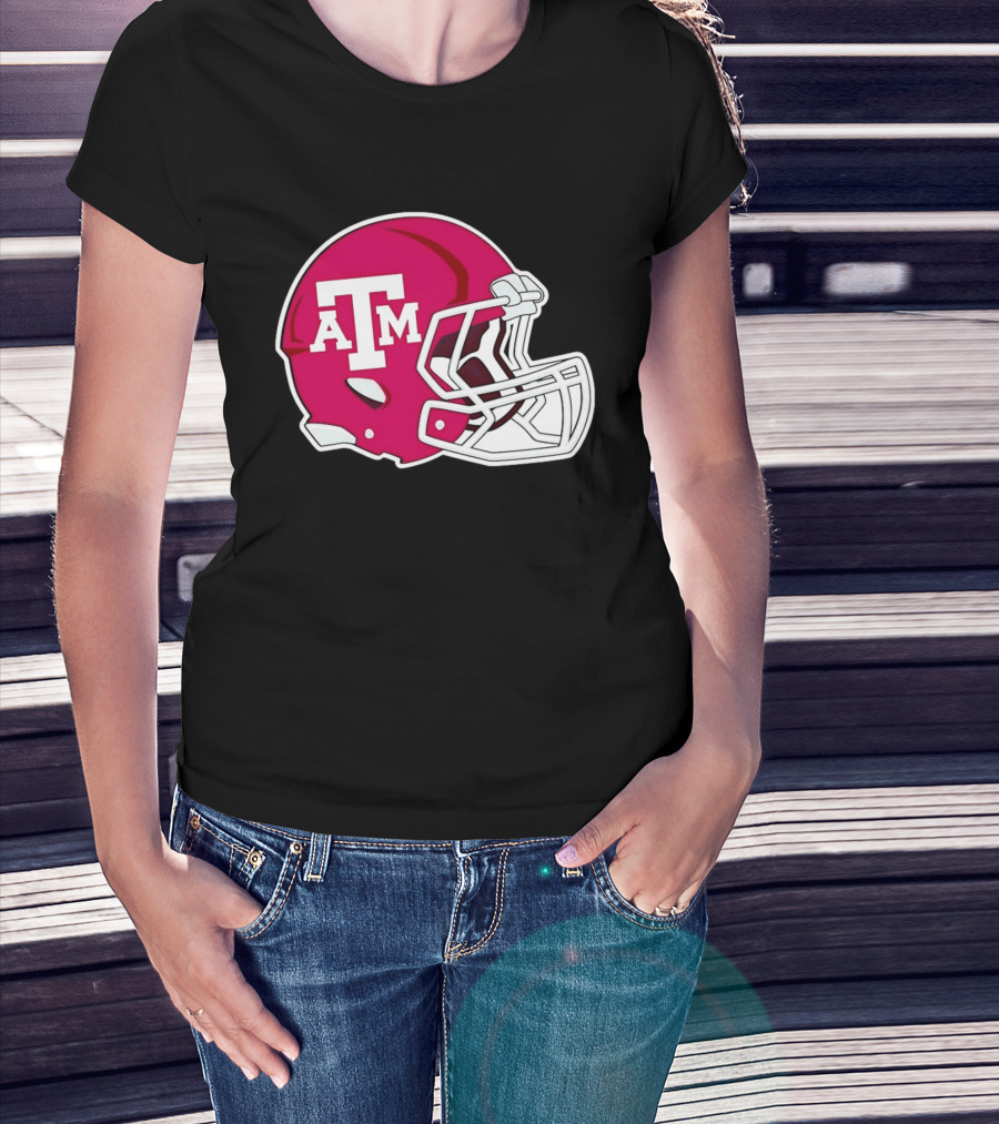 Texas A&M Aggies Football Helmet Fan Gear T-Shirt