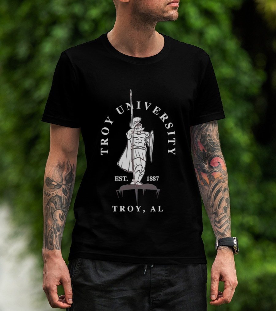 Troy University Trojan Warrior Est 1887 Troy AL T-Shirt