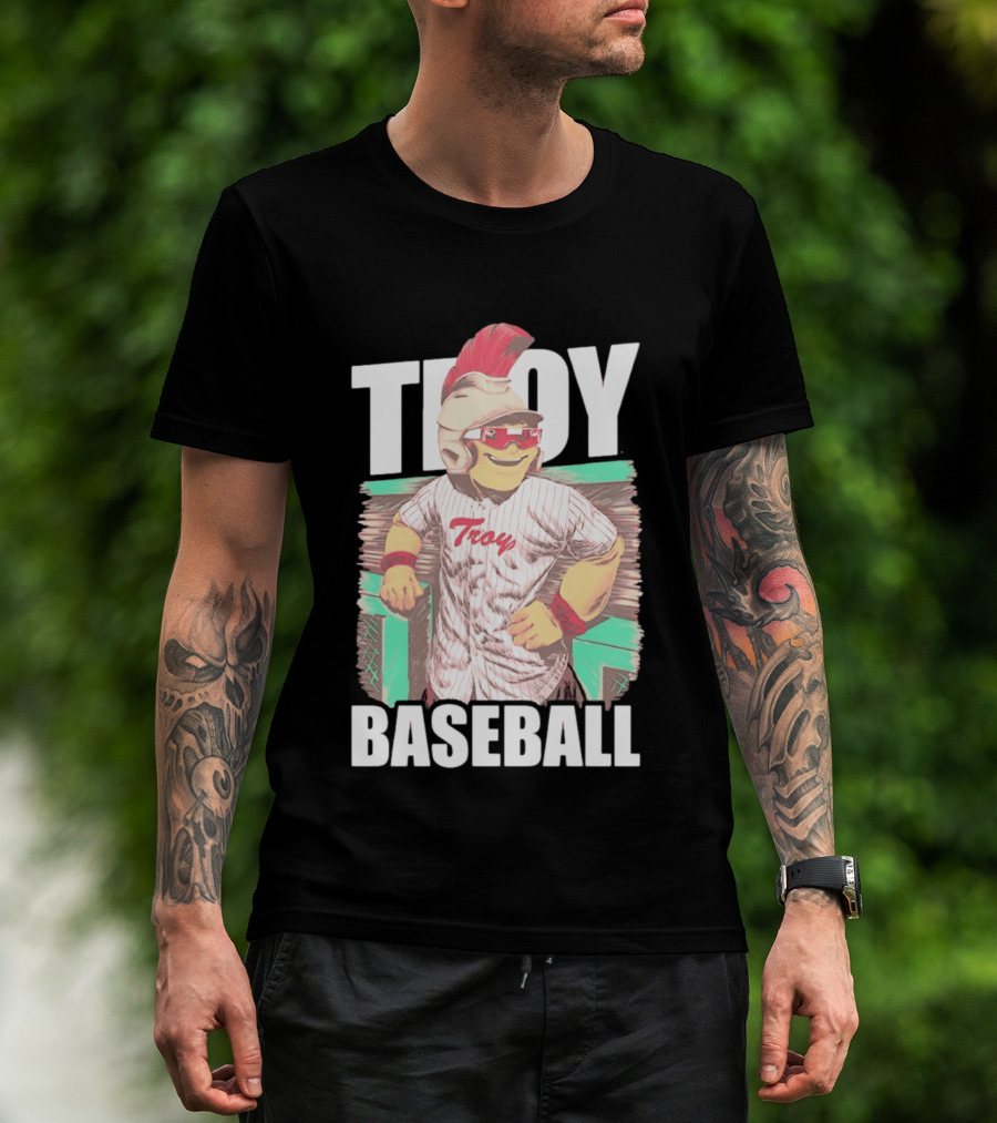 Troy University Trojans Baseball Team Collegiate Athletic Spirit T-Shirt
