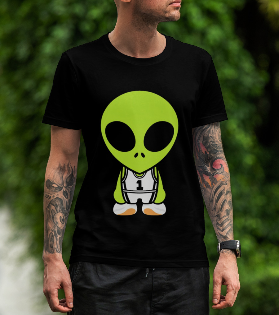 Victor Wembanyama San Antonio Spurs NBA Alien Player Number 1 Basketball T-Shirt