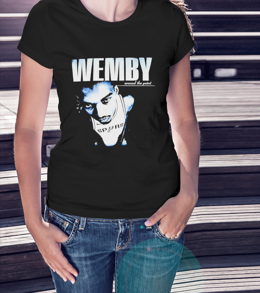 Wemby Around The Point Victor Wembanyama NBA 2026 San Antonio Spurs T-Shirt
