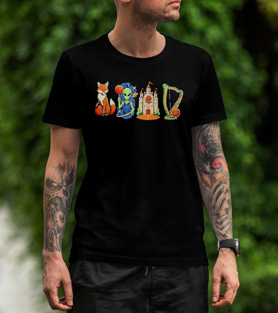 Wemby Fox Alien Castle San Antonio Spurs Basketball Texas NBA 2026 T-Shirt