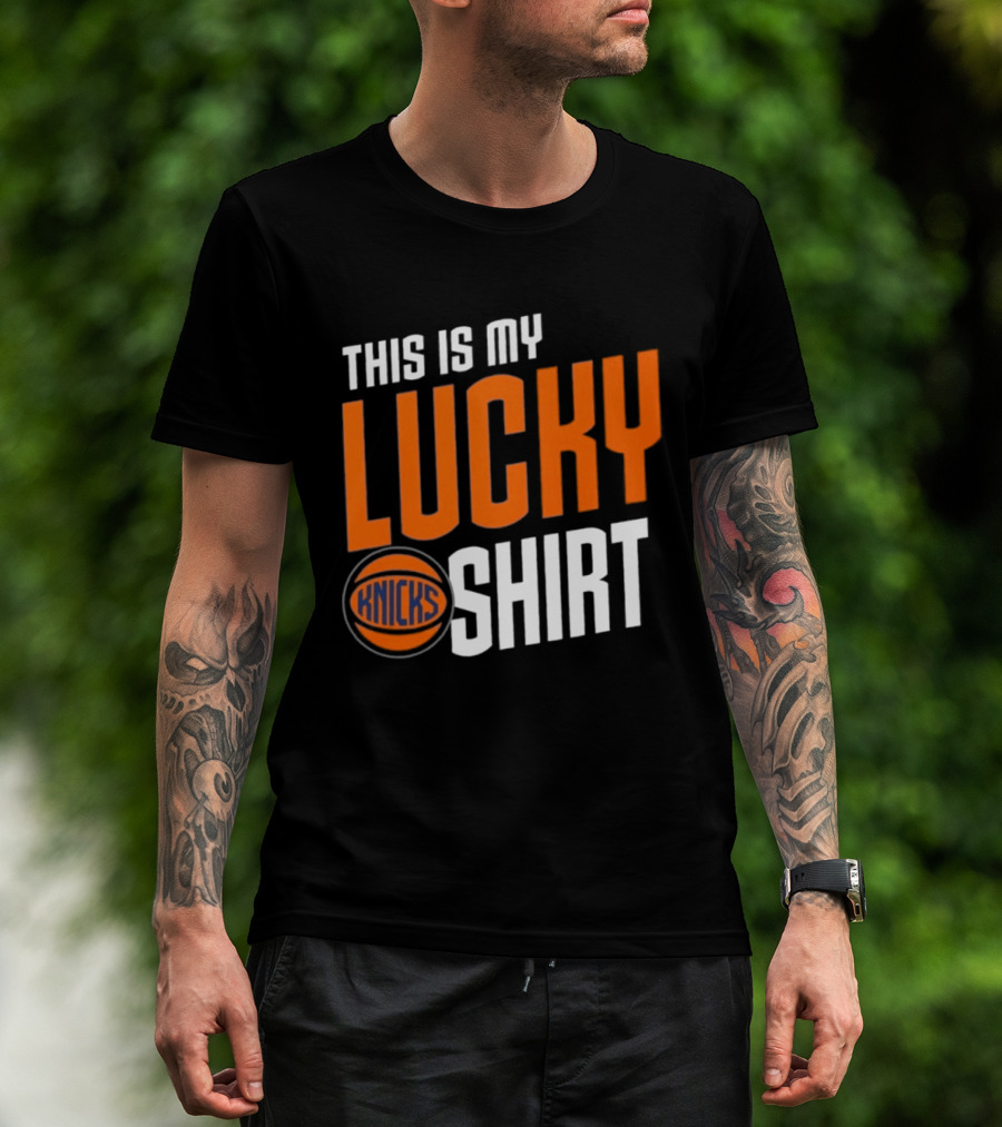 New York Knicks This Is My Lucky Knicks T-Shirt