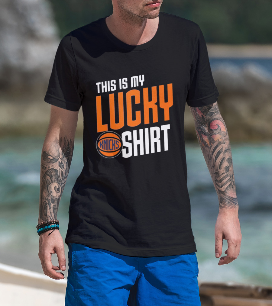 New York Knicks This Is My Lucky Knicks T-Shirt