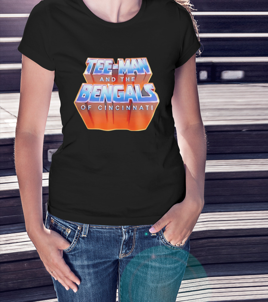 Tee Man And The Bengals Of Cincinnati T-Shirt