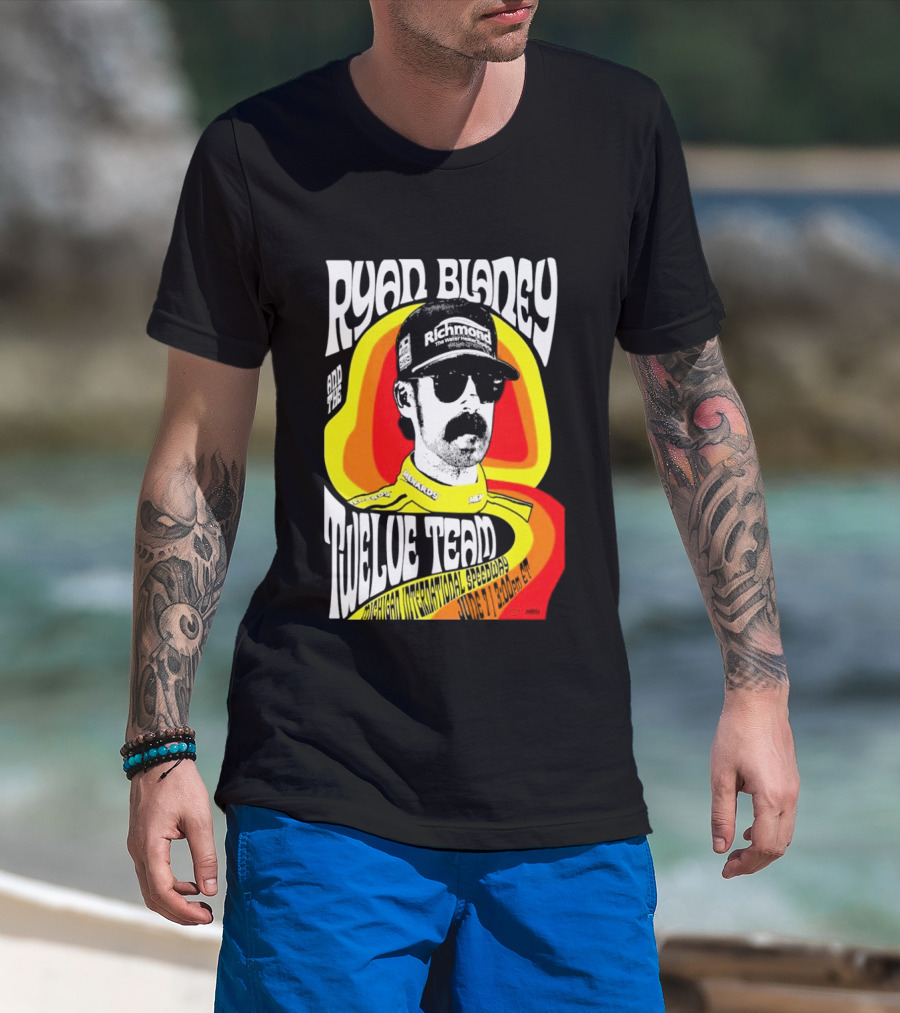 Ryan Blaney 12 Tribute Team Michigan International Speedway June 7 2026 T-Shirt