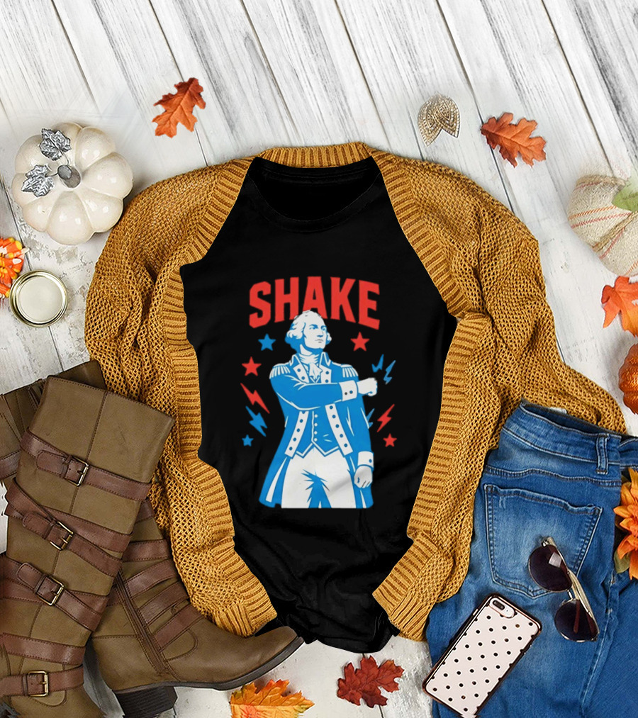 Shake And Bake George Washington America Drinking T-Shirt
