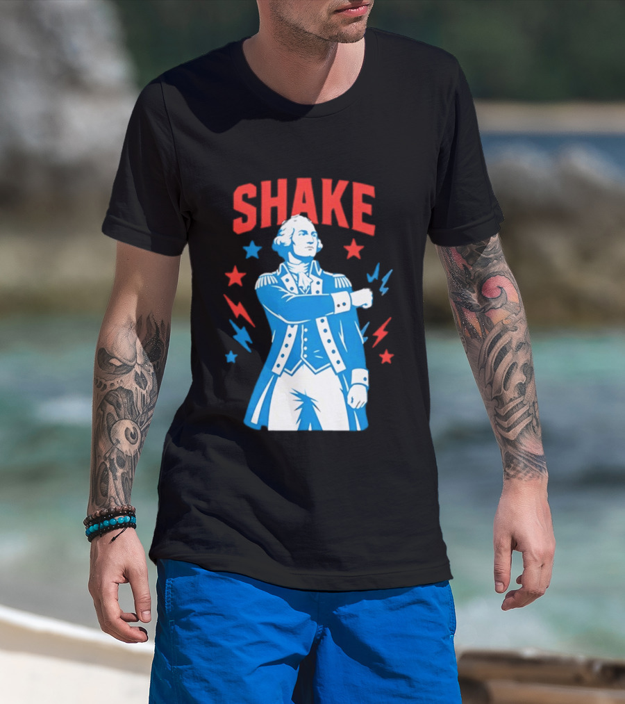 Shake And Bake George Washington America Drinking T-Shirt