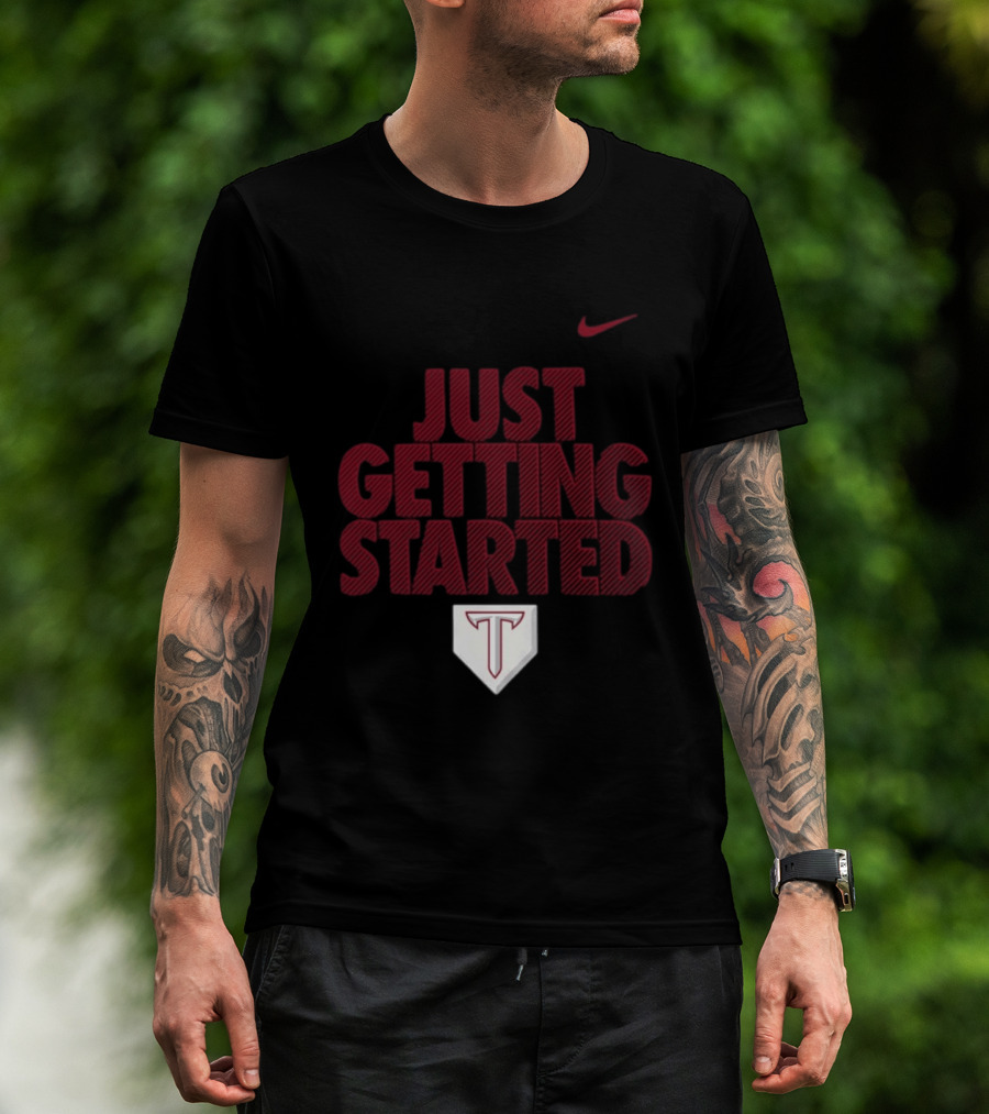 Nike Troy Trojans Just Getting Started T-Shirt