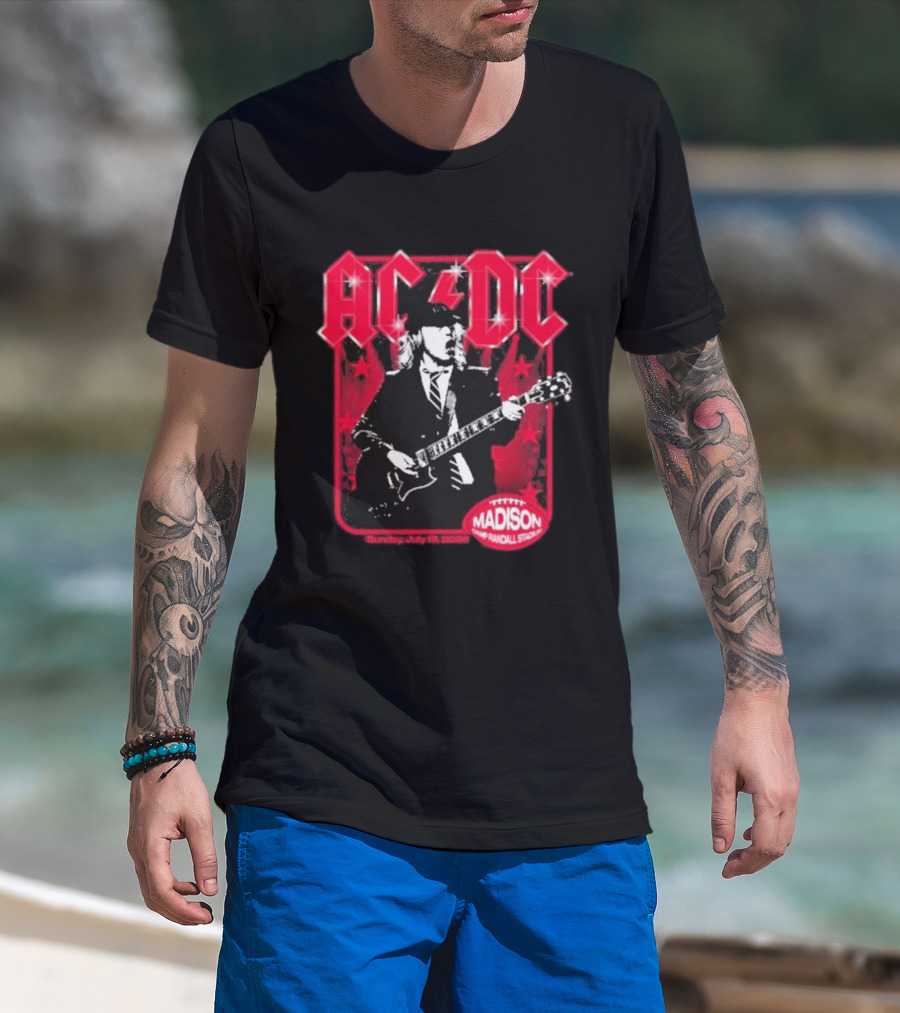 ACDC Madison Camp Randall Stadium Pwr Up Tour T-Shirt