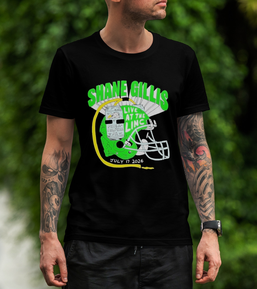 Shane Gillis Live At The Linc Philadelphia July 17 2026 Helmet T-Shirt