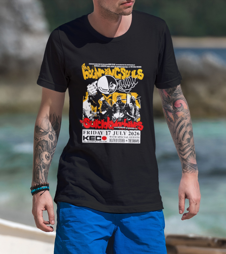 Bouncing Souls The Suicide Machines Live At Kelowna Event Centre July 2026 T-Shirt