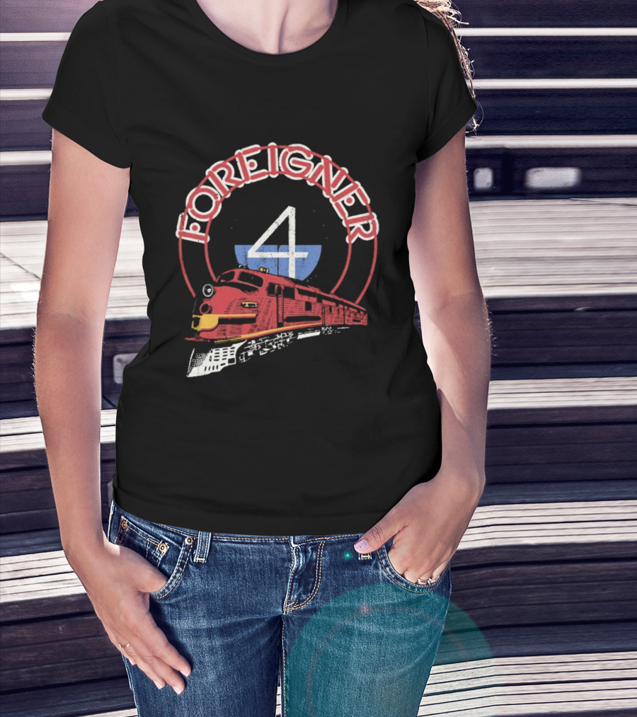 Foreigner 4 Train Red T-Shirt