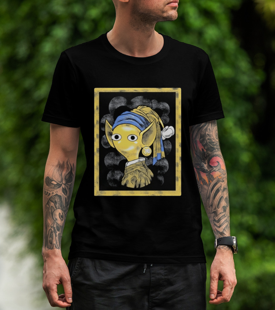 Girl With A Pellet Earring Alien Number 10 T-Shirt