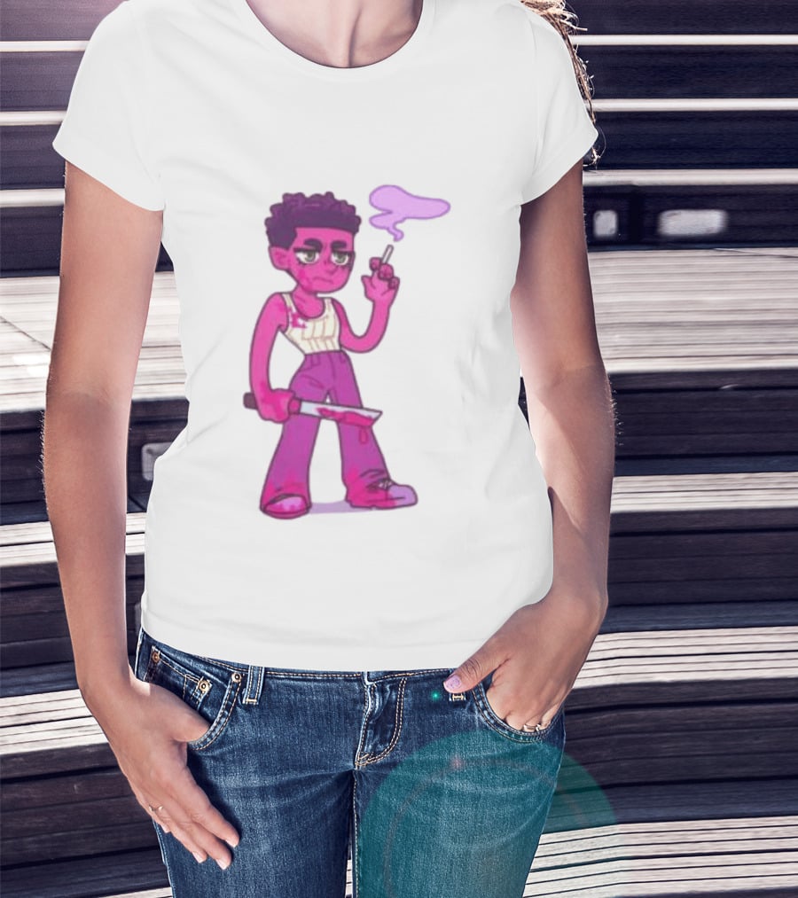 Amc Shop Interview With The Vampire Very Merry Mart Louis Smoking Knife T-Shirt