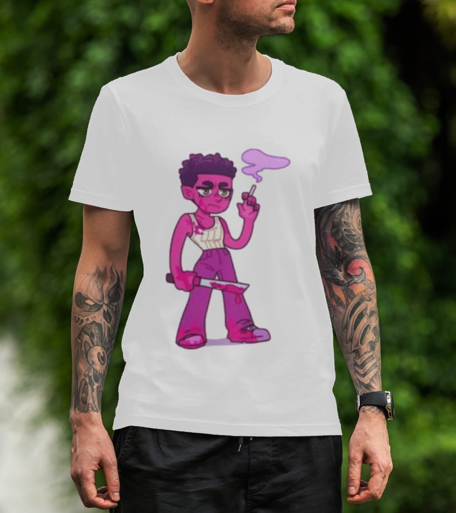 Amc Shop Interview With The Vampire Very Merry Mart Louis Smoking Knife T-Shirt