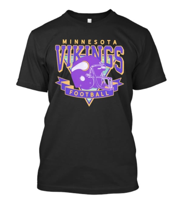 Minnesota Vikings Helmet Football T-Shirt