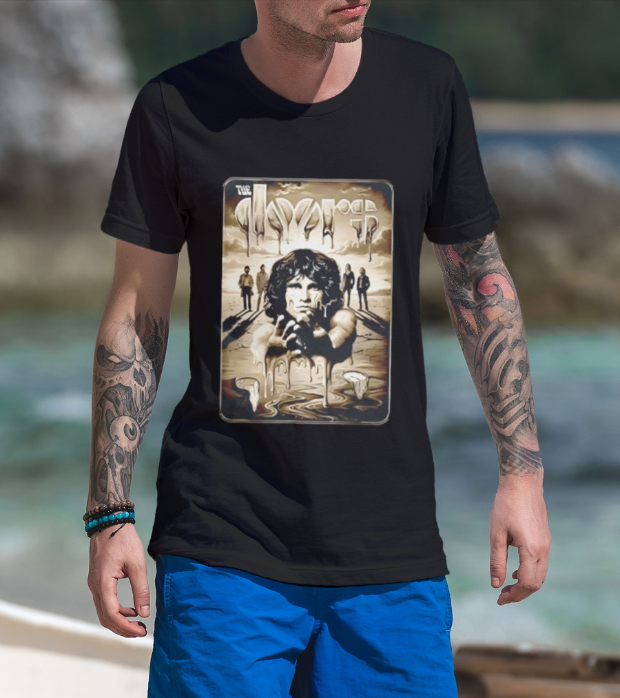 The Doors Break On Through Salvador Dali Style Jim Morrison T-Shirt