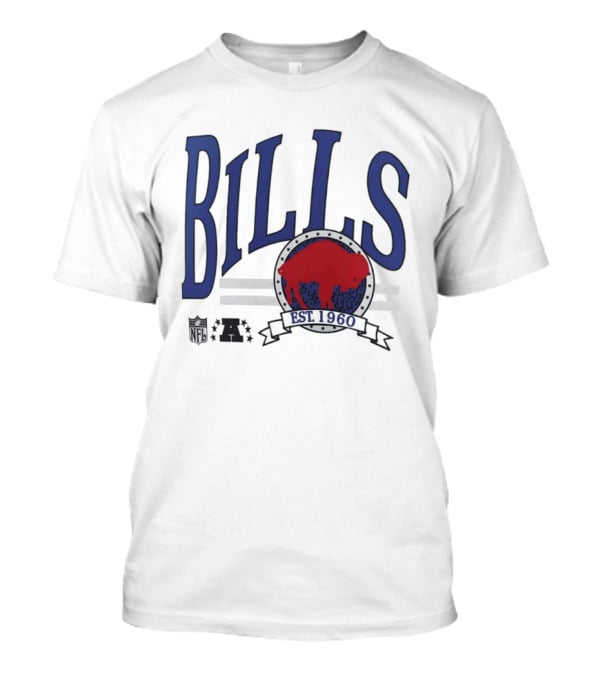 Buffalo Bills Est 1960 Blue Red Buffalo T-Shirt
