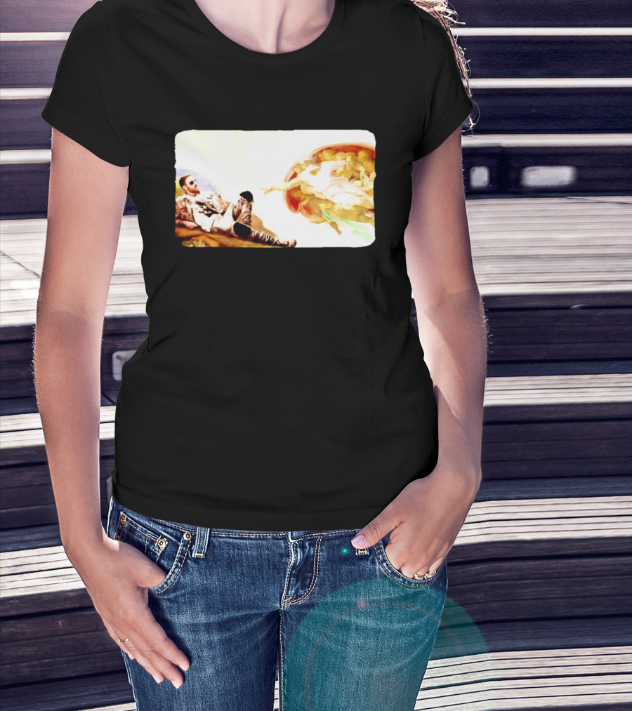AEW Orange Cassidy The Creation Of Adam T-Shirt