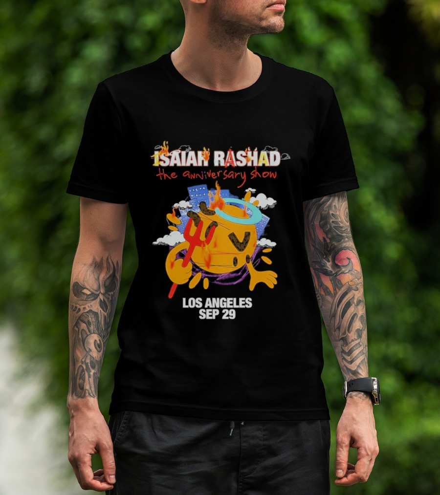 Isaiah Rashad The Anniversary Show Los Angeles Sep 29 T-Shirt