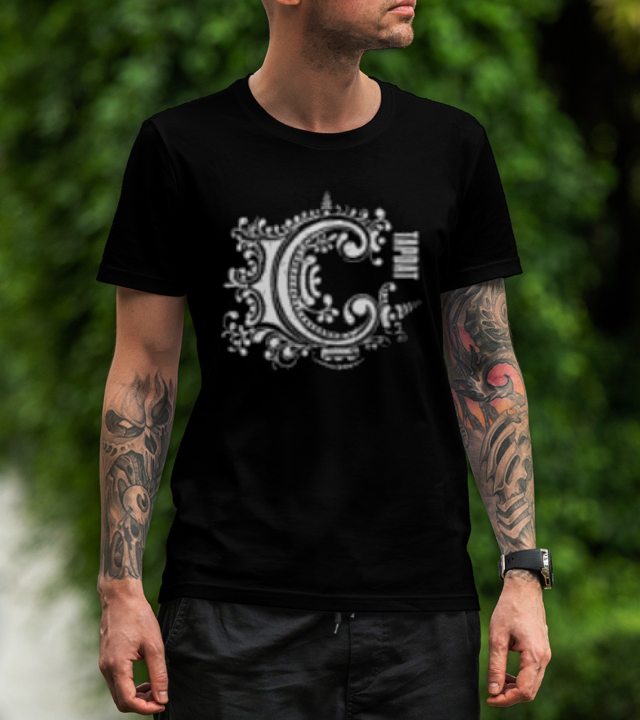 Chiodos Tapdat Circular Dance Store C Letter Ornate T-Shirt