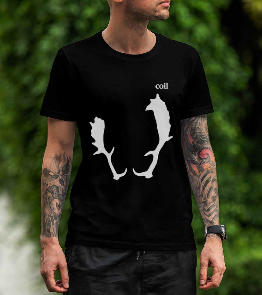 Coil Black Antlers T-Shirt