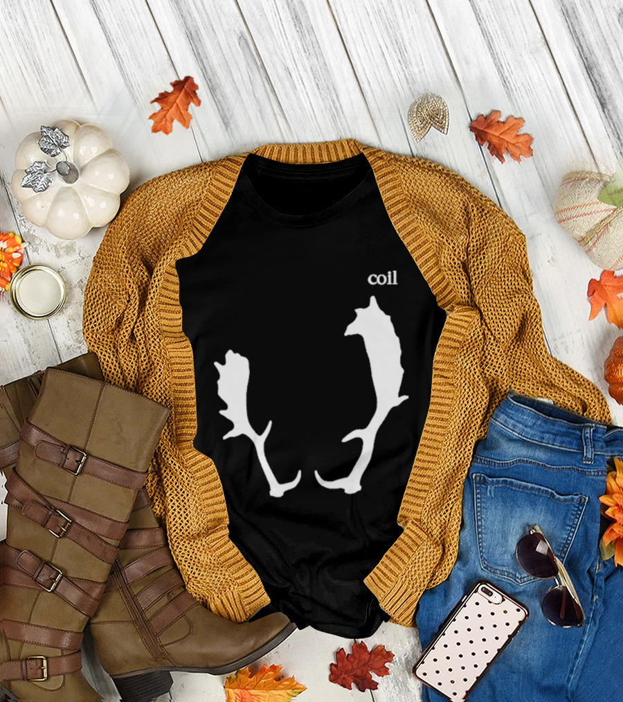 Coil Black Antlers T-Shirt