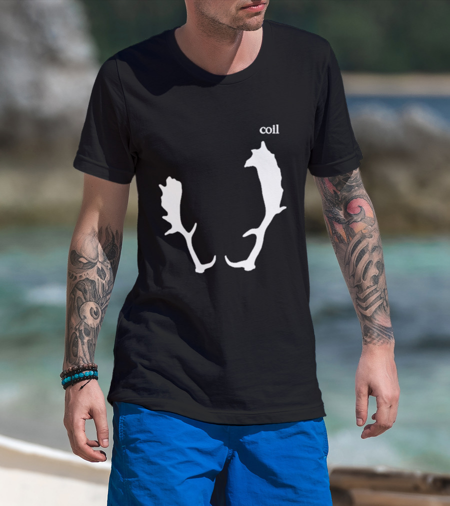 Coil Black Antlers T-Shirt