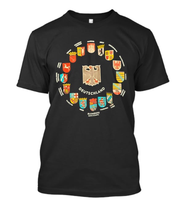 Deutschland Wappen Adler Bundesländer Kreise Bundeswappen T-Shirt